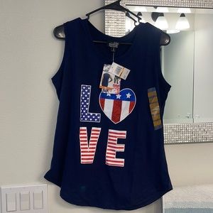Cute 4th of July festive tank top